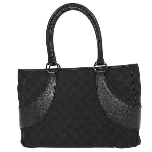 Gucci Black GG Tote Handbag 113011 1669 196132 - Picture 1 of 10